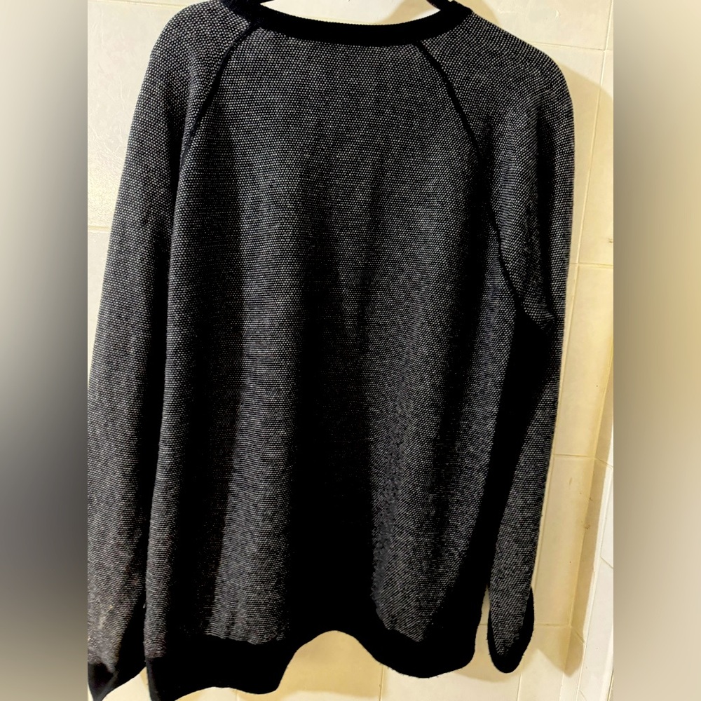Vince XXL sweater.Birdseye Wool & Cashmere Sweater sporty raglan-sleeve sweater